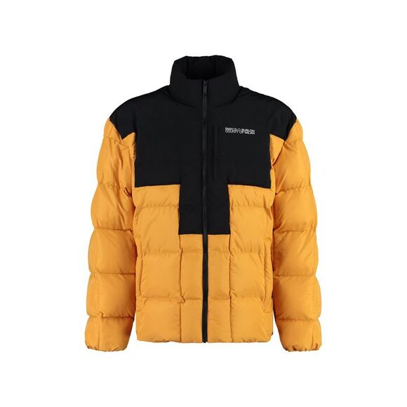 Men's Ocher Full Zip Down Jacket for FW23 - Picture 1 of 2